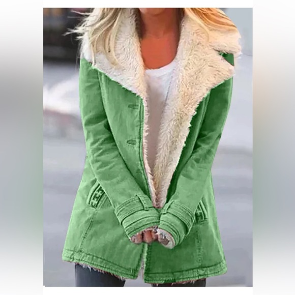 Jackets & Coats Womens Fleece Thermal Coat Poshmark